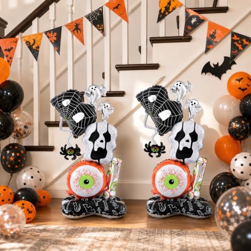 Halloween Balloons,2 Pack Giant Standing BOO Balloons,Halloween Decorations - Image 7