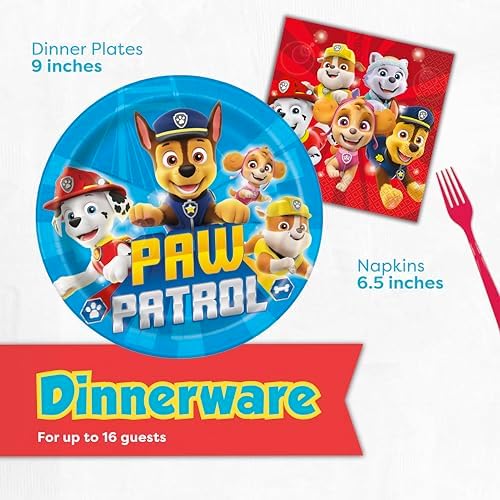 Paw Patrol Birthday Decorations & Party Supplies with Mask Party Favors - Image 5