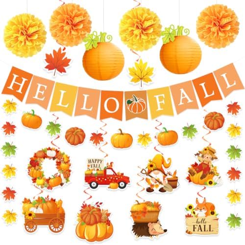 BISWITER fall decorations banner by Biswiter