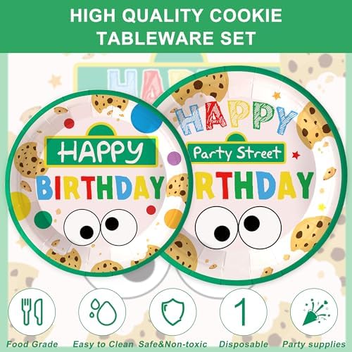 170PCS Cookie Party Supplies for Baby Boys Girls Birthday Party - Image 7