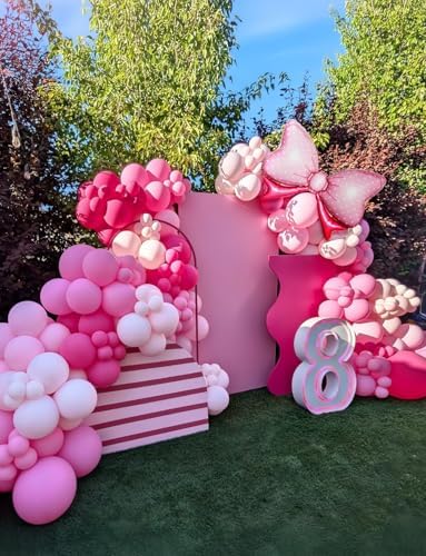 Pink Mouse Balloon Garland Arch Kit, Girls Birthday Decorations - Image 3