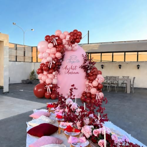 Pink and Red Balloon Arch Kit for Valentines Bridal Shower Decorations - Image 6