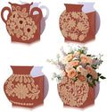 Jingmore 12 Pcs Cielito Lindo Fiesta Party Decoration, Brown Flower, Brown by Jingmore