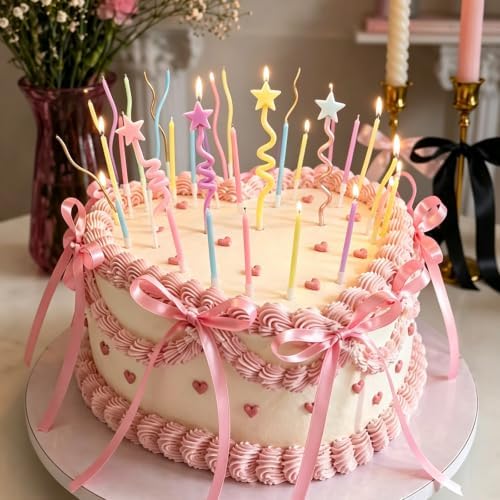 24Pcs Fancy Birthday Candles for Birthday Decorations - Image 6