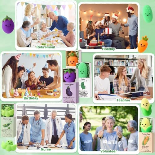 25 Sets Vegetable Positive Gifts Inspirational Party Favors - Image 6