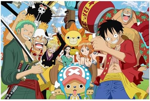 46PCS One Piece Birthday Party Supplies:Luffy Banner, Cake Topper, Tablecloth, Backdrop, Cupcake Toppers, Balloons, Aluminum Balloons - Image 4
