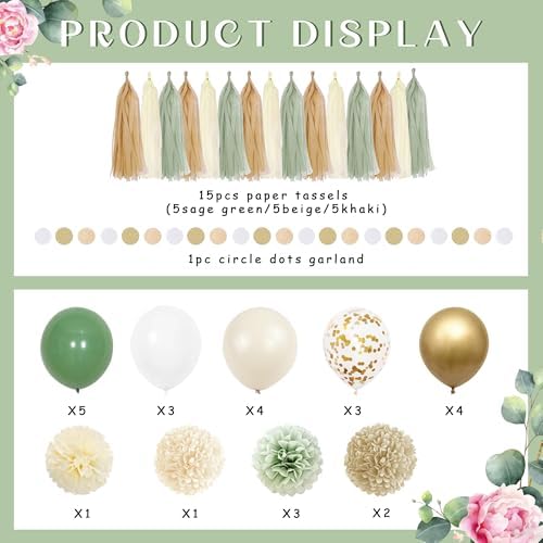 Baby Shower Decorations Kit – Welcome Baby Party Banner Supplies - Image 2