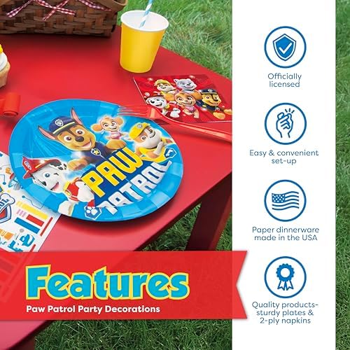 Paw Patrol Birthday Decorations and Party Supplies with Party Favors - Image 5