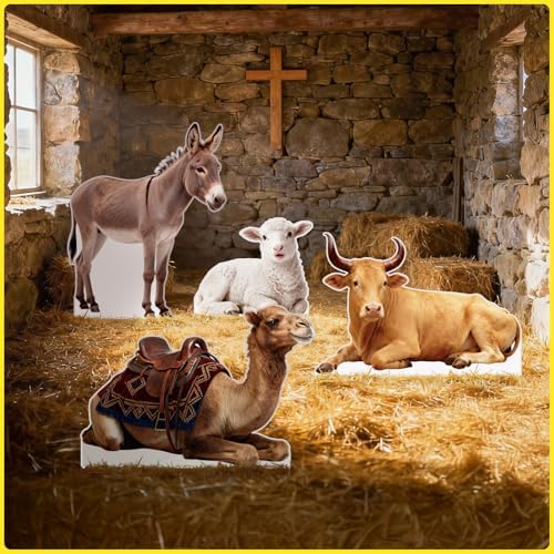 Nativity Donkey 6FT Life Size Cardboard Cutout, 1 PC - Image 6