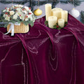 90 Yard Organza Fabric 44" Wide for Wedding Event Décor - Wine by MDS
