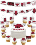 Arkansas Razorbacks Decorations Party Supplies University Graduation 42 Pc by PartyKandyDecorGifts