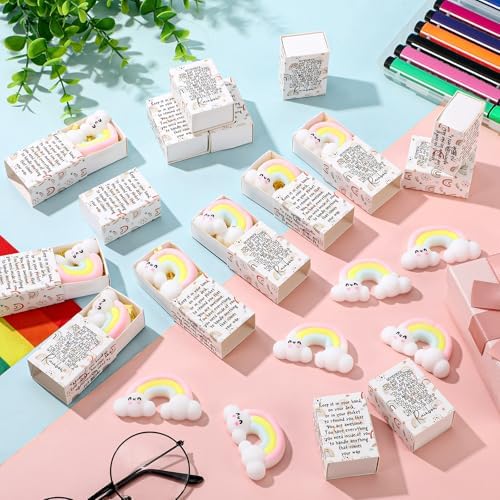 24 Sets Rainbow Positive Gifts You are Awesome Party Favors with Boxes - Image 4