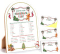 Christmas What's Your Gingerbread Name Game, Holiday Party Decor Sign by Unknown