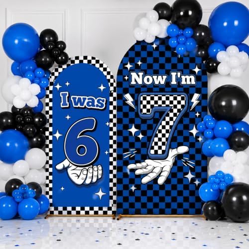 2 Set 6 7 Birthday Arch Backdrop Covers 6ft 7.2ft Arch Covers - Image 3