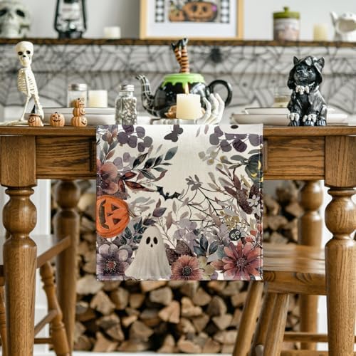 Artoid Mode 210 GSM Halloween Table Runner Home Party Decor 13x90 Inch - Image 2