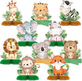 Gueevin 10 Pcs Safari Honeycomb Centerpieces for Baby Shower, Cute Animals by Gueevin