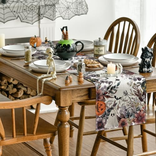Artoid Mode 210 GSM Halloween Table Runner Home Party Decor 13x48 Inch - Image 4