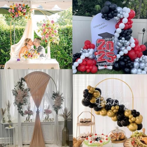 7.2FT Metal Wedding Arch Backdrop Stand for Party, Balloon Arch Stand - Image 7