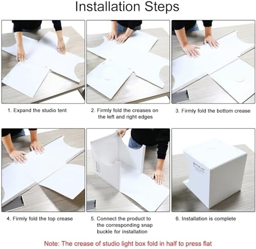 PULUZ Mini Light Box, 9" Photography Table Top Light Box 20 LED Portable Photo Studio Shooting Tent with 2 Kinds Color Backdrops for Small Size Products - Image 6