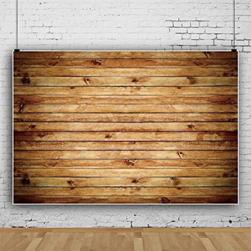 10x6.5ft Wood Backdrop Rustic Wooden Backdrop Wall Brown - Image 4