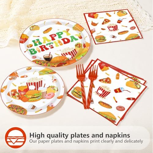 96 Pcs Popcorn Birthday Party Decorations, Serves 24 - Image 3