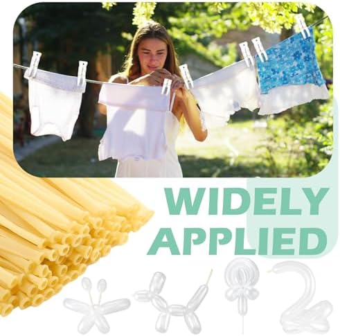 Amyhill 1 Pack 3.5 Inch Balloon Arch Clips 10 Pcs 260 Long Balloons Kit - Image 6