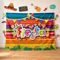 Fiesta Theme Photography Backdrop & Studio Props Kit, Cinco De Mayo Party Decorations, Mexican Photo Booth Background for Pictures, Summer Pool Mexicana Birthday Party Supplies by GlitteryGarden