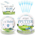 Grencian 96Pcs Golf Baby Shower Party Decoration, Serve 24 by Grencian