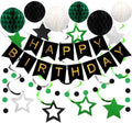 meowtastic Birthday Decorations Happy Birthday Banner with Honeycomb Balls by meowtastic%C2%AE%E2%80%94Idealforyourparty