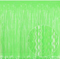 4 Pack Wavy Green Tinsel Backdrop Curtain - 3.3 ft x 6.6 ft Green Foil Fringe Curtains Photo Booth Prop Backdrop Streamer Birthday Party Decor by CYLMFC