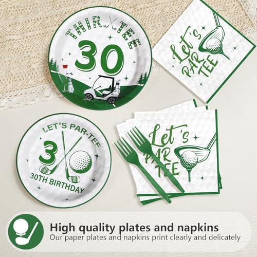 Grencian 96Pcs Golf 30th Birthday Party Decorations, Serve 24 - Image 4