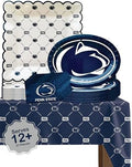 Penn State Party Supplies, Graduation Decorations, Plates & Napkins 37 Pcs by PartyKandyDecorGifts