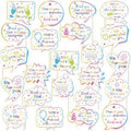 24pcs Customer Service Week Appreciation Decor Photo Prop, Colorful Glitter by Weekgrat
