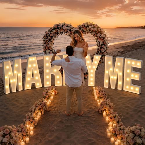 Imprsv Marquee Letters 4FT Large Light Up Letters E Love Party Decorations - Image 5