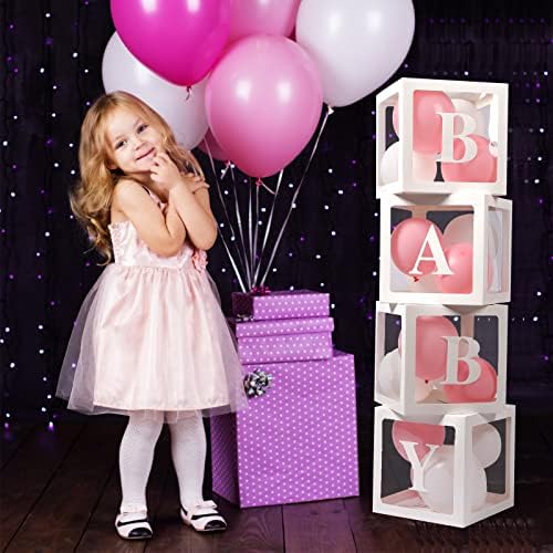 Voircoloria Baby Boxes with Letters for Baby Shower Gender Reveal Decor - Image 6