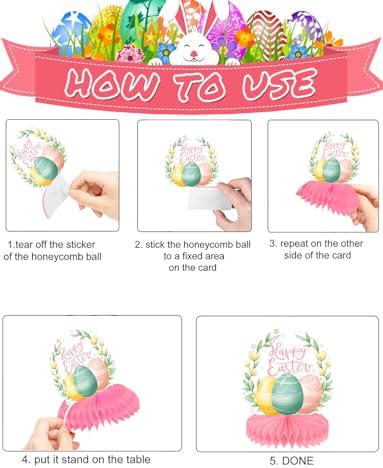 Easter Centerpieces for Tables,Colorful Easter Table Decorations - Image 6