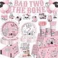Xynic Bad Two the Bone Party Decorations Girl Tableware Set, Serves 20 by Unknown