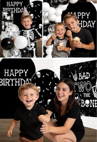 292PCS Cocomigo Bad Two the Bone Party Decorations Boy for 25 Guests - Image 7
