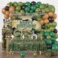 283Pcs Army Birthday Party Decorations, All-in-One Decor Set for 25 Guests by cocomigoPartyHome