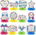 12 Pcs We Appreciate You Decoration Thank You Honeycomb Centerpiece Employee Appreciation Table Decorations Thank Table Topper for Doctor Employee Party Supplies(Colorful) by Moinchore