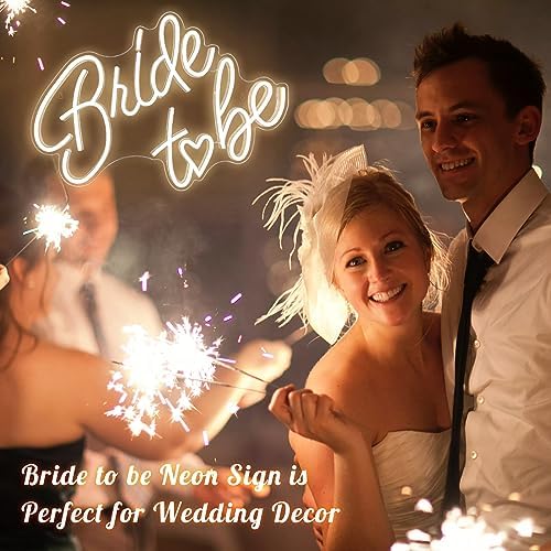 Bride To Be Neon Sign Warm White Led Neon Light Signs for Wall Decor - Image 2