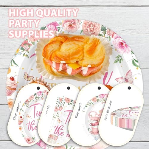 96Pcs Tea Themed Mom to Be Sash BabyShower Party Decorations Serves 24 - Image 6
