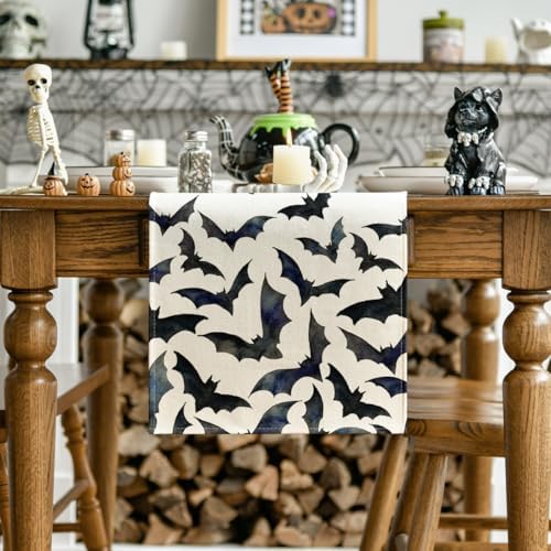 Artoid Mode 210 GSM Halloween Table Runner Home Party Decor 13x90 Inch - Image 2