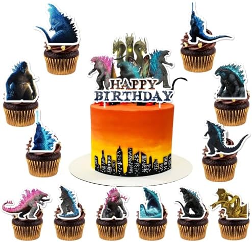 13PCS Cake Toppers, Cupcake Toppers Happy Birthday Cake Topper Set Party Supplies Party Decorations. (Decor 8) by Unknown
