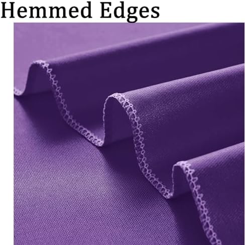 30ft x 10ft Wrinkle Free Purple Backdrop Curtains for Parties, 6 Panels 5ftx10ft Polyester Backdrop Drapes for Mermaid Birthday Photography Background Parties - Image 4