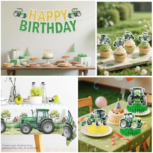 Xynic 213pcs Tractor Birthday Decorations for Farm Party, Serves 25 - Image 3
