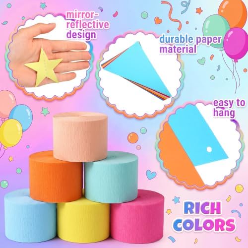 Frienda 14 Pcs Colorful Party Decorations Set for Fancy Birthday Party - Image 3