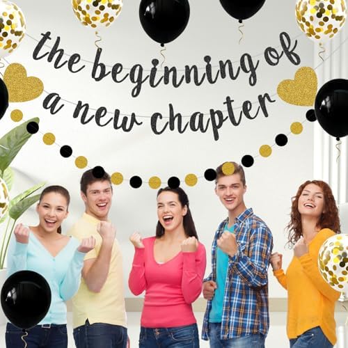 The Beginning of a New Chapter Banner Funny Going Away Party Graduation - Image 7