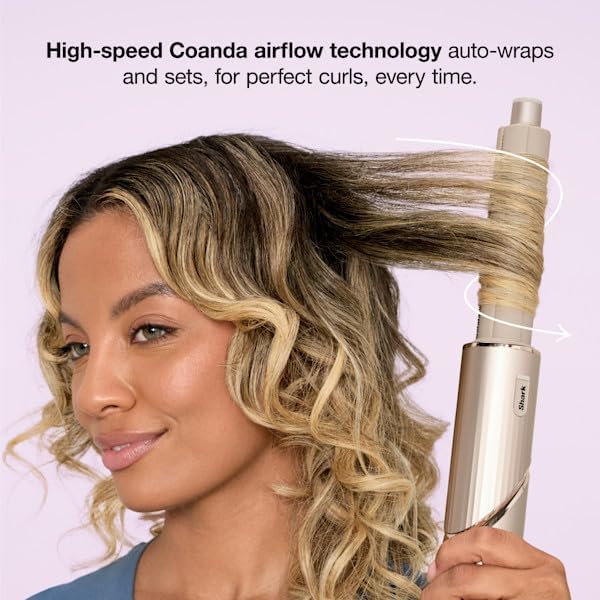 Shark FlexStyle, Air Multi-Styler & Drying System, Diffuser, Stone, HD435 - Image 6