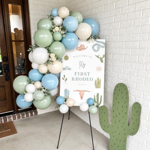 Baby Shower Blue and Green Balloon Arch Kit 129 Pcs - Image 3